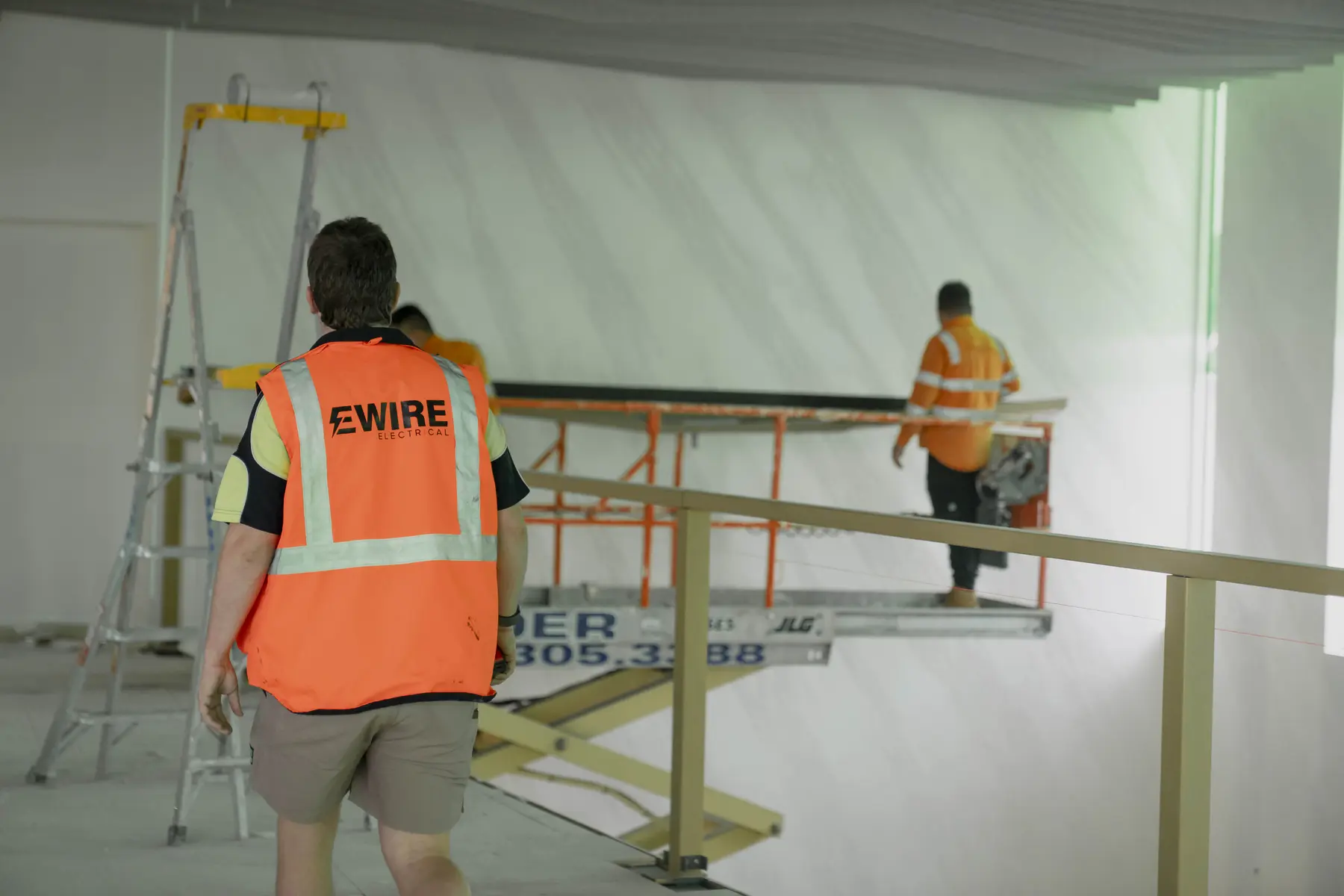 EWIRE team on a commercial project